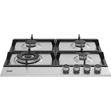 Beko HIAW164225SX 58cm Gas Hob - Silver-Platinum Appliances