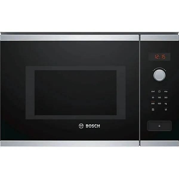 Bosch BFL553MS0B 25L Built-in Microwave - Black-Platinum Appliances