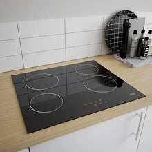 Cooke & Lewis CLCER60A 59cm Ceramic Hob - Black-Platinum Appliances