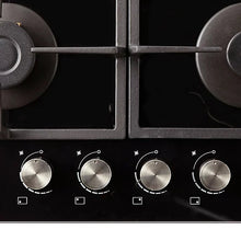 Cooke & Lewis CLGOGUIT4 59.3cm Gas Hob - Black-Platinum Appliances