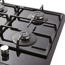 Cooke & Lewis CLGOGUIT4 59.3cm Gas Hob - Black-Platinum Appliances