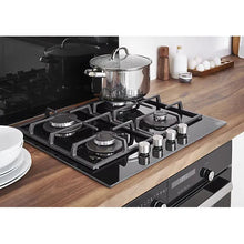 Cooke & Lewis CLGOGUIT4 59.3cm Gas Hob - Black-Platinum Appliances
