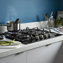 Cooke & Lewis CLGOGUIT4 59.3cm Gas Hob - Black-Platinum Appliances