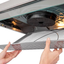Cooke & Lewis CLVHS60A Stainless steel Inset Cooker hood (W)60cm - Grey-Platinum Appliances