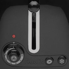 Dualit 26205 2 Slot Lite Toaster in Black Gloss Finish-Platinum Appliances