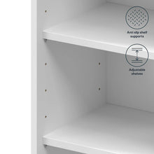 GoodHome Caraway Matt White Tall Wall cabinet, (W)1000mm (D)320mm-Platinum Appliances