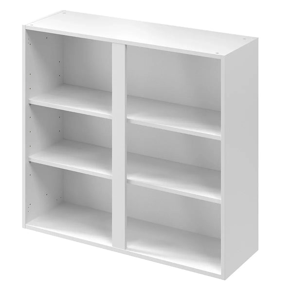 GoodHome Caraway Matt White Tall Wall cabinet, (W)1000mm (D)320mm-Platinum Appliances