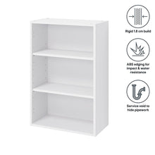 GoodHome Caraway Matt White Tall Wall cabinet, (W)600mm (D)320mm-Platinum Appliances