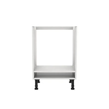 GoodHome Caraway White Oven housing Base unit, (W)600mm-Platinum Appliances