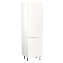 GoodHome Caraway White Standard Larder cabinet, (W)600mm-Platinum Appliances