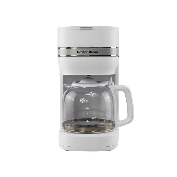 Hamilton Beach Ella 1.5L Matte White Filter Coffee Machine-Platinum Appliances
