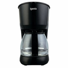 Igenix IG8127, Filter Coffee Machine, 10 Cup Carafe, 1.25 Litre, Black-Platinum Appliances