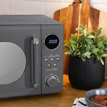 RUSSELL HOBBS RHM2044G RETRO 20 LITRE GREY DIGITAL MICROWAVE-Platinum Appliances