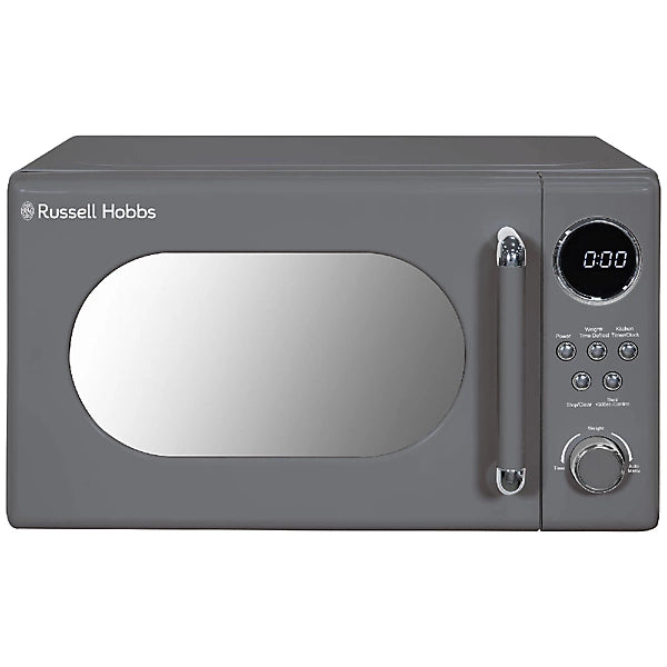 RUSSELL HOBBS RHM2044G RETRO 20 LITRE GREY DIGITAL MICROWAVE-Platinum Appliances