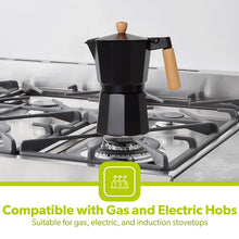 Royalford Italian Espresso Coffee Maker Stovetop Moka Percolator Pot (6 Cups/300ML)-Platinum Appliances