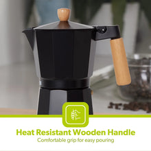Royalford Italian Espresso Coffee Maker Stovetop Moka Percolator Pot (6 Cups/300ML)-Platinum Appliances