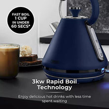 Tower Sera 3KW 1.7 Litre Kettle Midnight Blue-Platinum Appliances