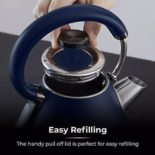 Tower Sera 3KW 1.7 Litre Kettle Midnight Blue-Platinum Appliances