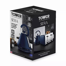 Tower Sera 3KW 1.7 Litre Kettle Midnight Blue-Platinum Appliances